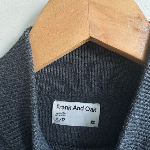 Frank And Oak Mock Neck Sweater – Size Small (Like New!) - Picture 2 of 2